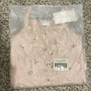 Jamie Kay petite fleur soft peony fine rib singlet 3yr